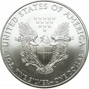 USA, dolár 2010 - strieborná unca