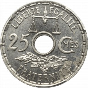 Francja, 25 centimów 1914 - Próba PCGS SP64
