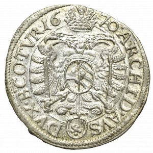 Austria, 3 kreuzer 1670