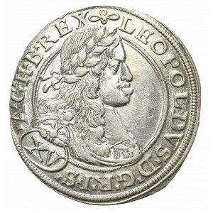 Österreich, 15 krajcars 1663 Wien