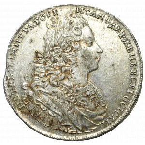 Rusko, Peter II, rubeľ 1729, Moskva