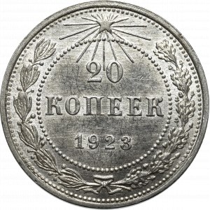 Soviet Russia, 20 kopecks 1923