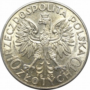 Druhá polská republika, 10 zlotých 1932 BZM, Londýn