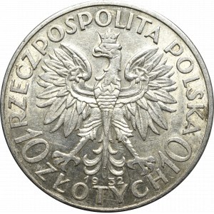 Druhá poľská republika, 10 zlotých 1932 BZM, Londýn