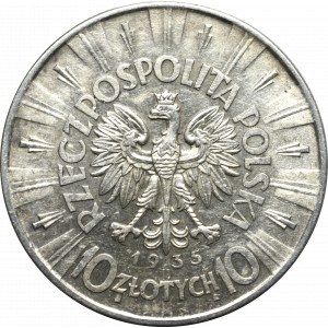Zweite Polnische Republik, 10 Zloty 1935 Piłsudski