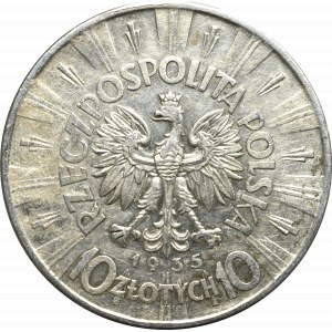 Druhá polská republika, 10 zlotých 1935 Piłsudski