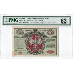 II Republic of Poland, 5 marks 1916 Generał - PMG 62