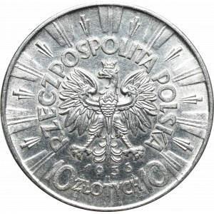 II Rzeczpospolita, 10 złotych 1936 Piłsudski