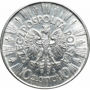 Druhá polská republika, 10 zlotých 1936 Piłsudski