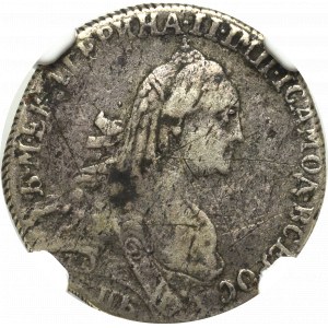 Rosja, Katarzyna II, Griwiennik 1766 - NGC VF Details