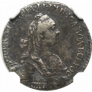 Rusko, Kateřina II, 1772 TI, Petrohrad - NGC VF Podrobnosti