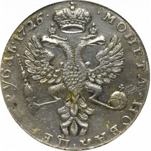 Rosja, Katarzyna I, Rubel 1726 - typ moskiewski NGC XF Details