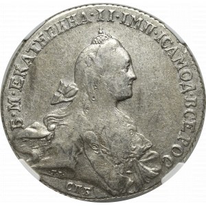 Russia, Catherine II, Ruble 1766 - NGC VF30