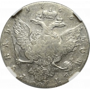 Rosja, Katarzyna II, Rubel 1766 - NGC VF30