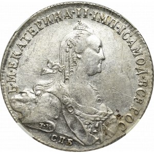 Rosja, Katarzyna II, Rubel 1774 ФЛ - NGC AU Details