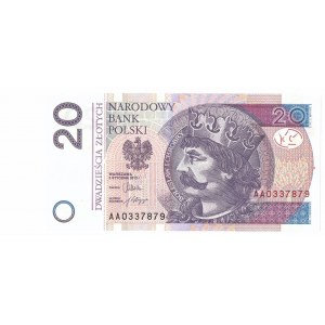 IIIRP, 20 złotych 2012 AA