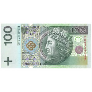 IIIRP, 100 złotych 1994 YB - seria zastępcza