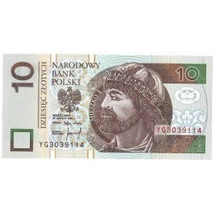 III RP, 10 złotych 1994 YG - seria zastępcza