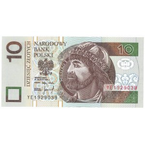 III RP, 10 złotych 1994 YE - seria zastępcza
