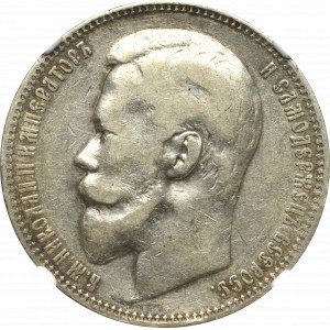 Rusko, Mikuláš II, rubl 1900 - NGC VF25