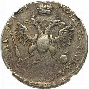 Rusko, Petr I., Rubl 1719 - РОСИI NGC VF Podrobnosti