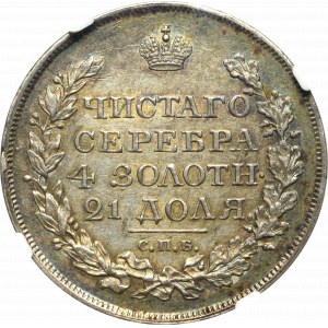 Rusko, Alexander I, Rubľ 1819 - NGC AU Podrobnosti