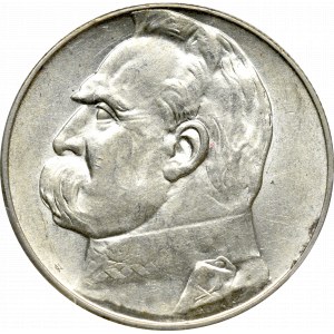 II Rzeczpospolita, 5 zl. 1938 Piłsudski - PCGS AU58