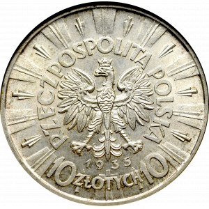 II Rzeczpospolita, 10 złotych 1935 Piłsudski