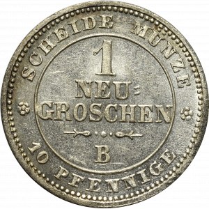 Nemecko, Sasko, 1 cent 1863