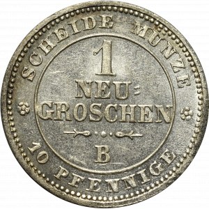 Německo, Sasko, 1 haléř 1863