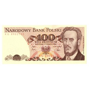 PRL, 100 zloty 1982 KG