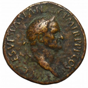 Roman Empire, Vespasian, Sestertius - FORGERY