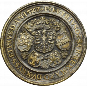 Sigismund I. der Alte, Medaille 1527 - spätere Wiederholung