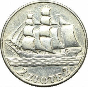 II Republic of Poland, 2 zloty 1936 Ship