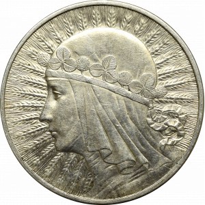 Druhá polská republika, 10 zlotých 1932 BZM, Londýn