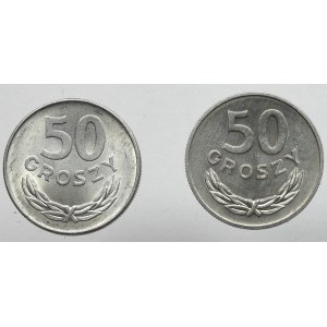 PRL, sada 50 centov 1976-1978 2 ks.