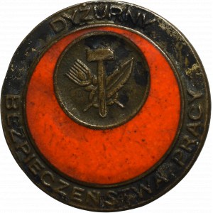 PRL, Odznaka Dyżurny Bezpieczeństwa Pracy
