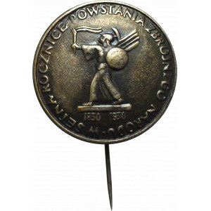 II RP, odznak k 100. výročiu novembrového povstania 1930