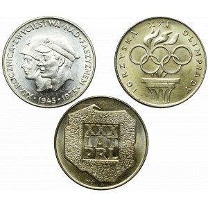PRL, zestaw monet srebrnych