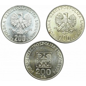 PRL, zestaw monet srebrnych