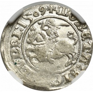 Žigmund I. Starý, polgroš 1509, Vilnius - NGC MS62