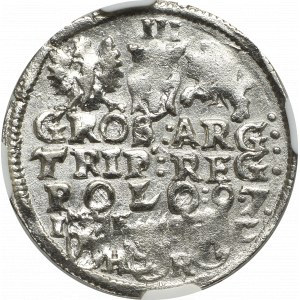 Zikmund III Vasa, Trojak 1597, Bydgoszcz - NGC MS63