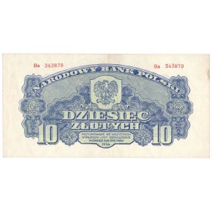 PRL, 10 złotych 1944 , ...obowiązkowe... Ba
