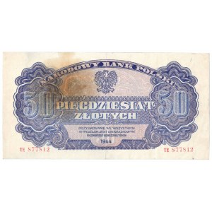 PRL, 50 zloty 1944 , ...mandatory.... TE