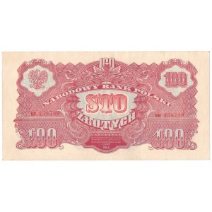 People's Republic of Poland, 100 zloty 1944 , ...mandatory.... KH