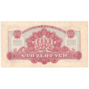 People's Republic of Poland, 100 zloty 1944 , ...mandatory.... KH