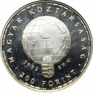 Hungary, 200 forints 1992