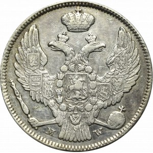Russische Teilung, Nikolaus I., 30 Kopeken=2 Zloty 1837 Warschau