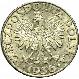 II Republic of Poland, 2 zloty 1936 Ship