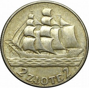 II Republic of Poland, 2 zloty 1936 Ship